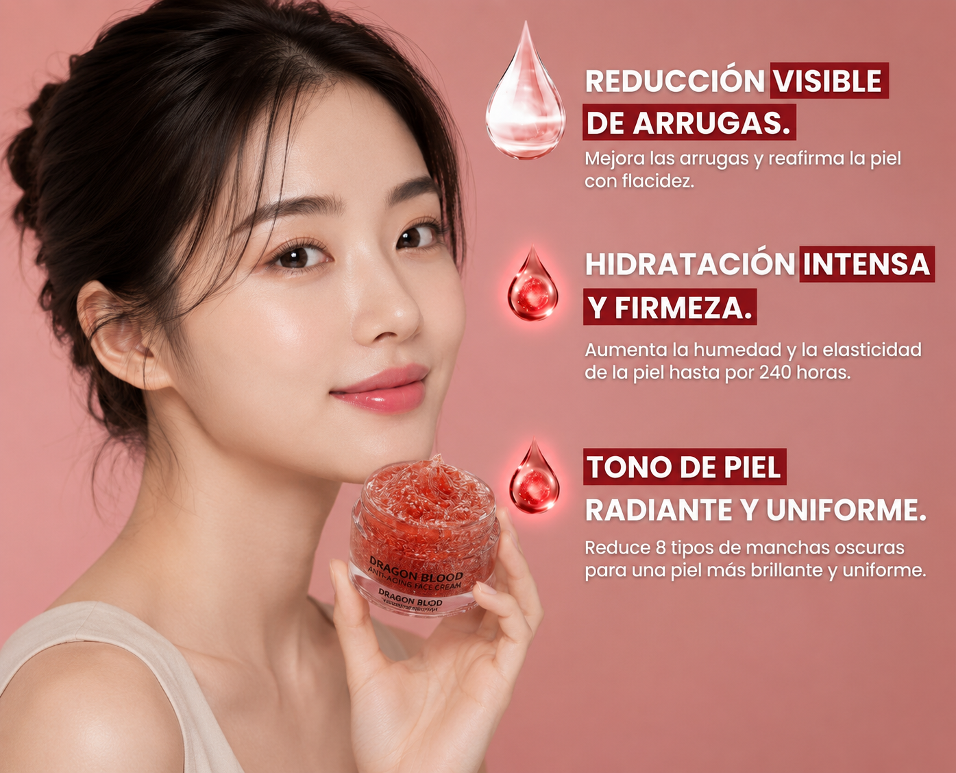 Sangre de Dragón™ Crema Facial Coreana Antiedad